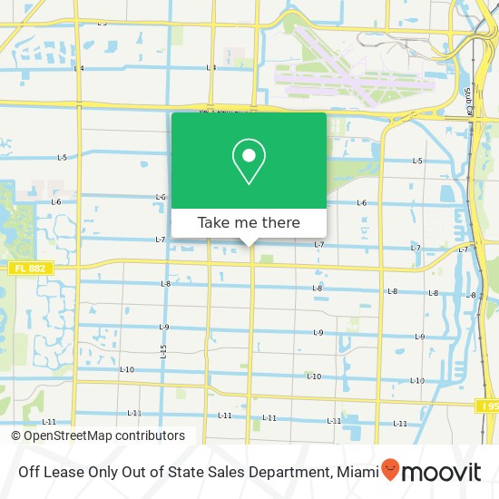 Off Lease Only Out of State Sales Department map