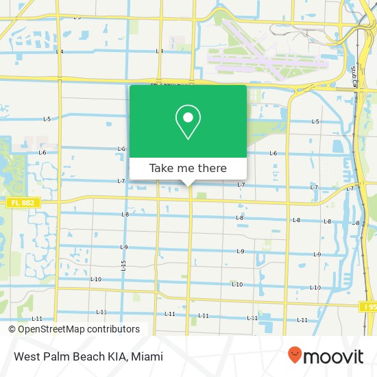 Mapa de West Palm Beach KIA