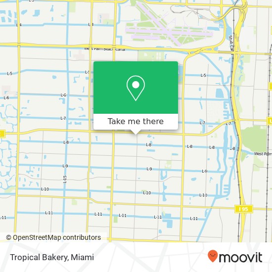 Mapa de Tropical Bakery