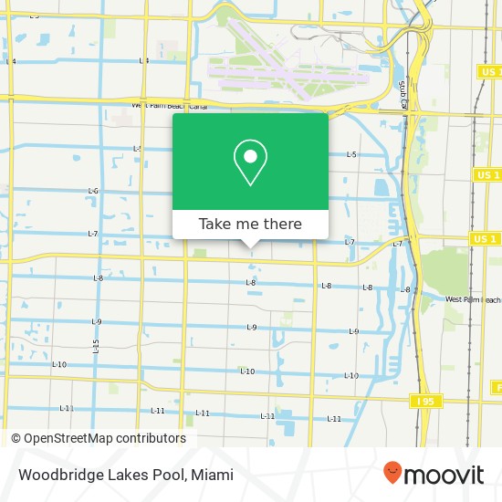 Mapa de Woodbridge Lakes Pool