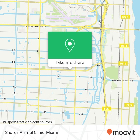 Shores Animal Clinic map