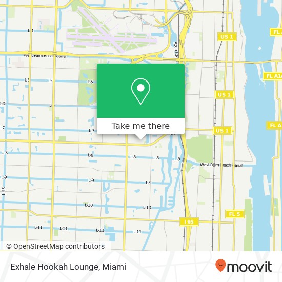 Exhale Hookah Lounge map