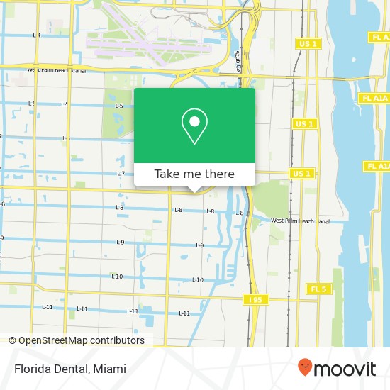 Florida Dental map
