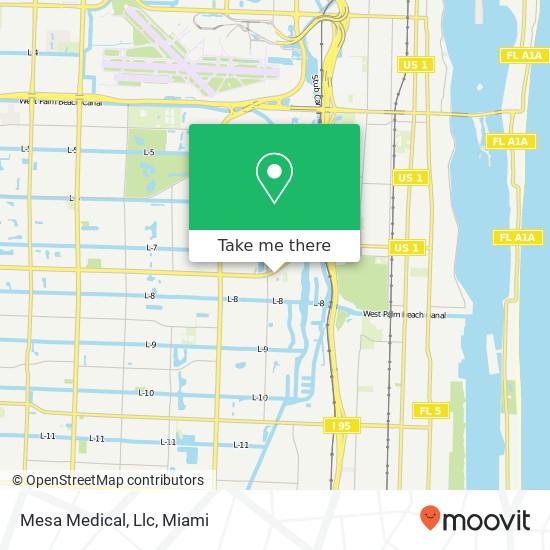 Mapa de Mesa Medical, Llc