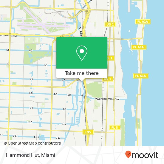 Hammond Hut map