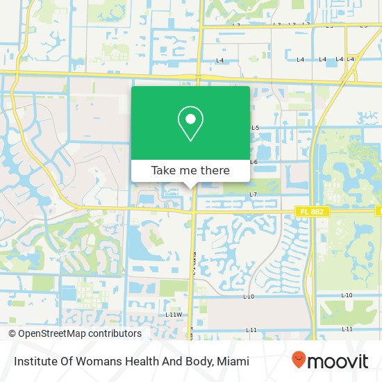 Mapa de Institute Of Womans Health And Body