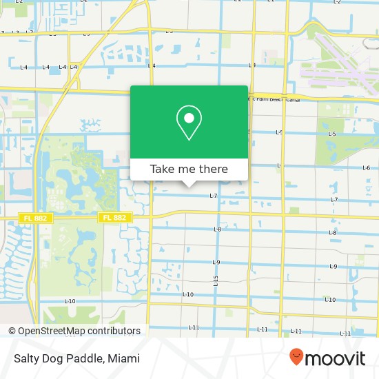 Salty Dog Paddle map