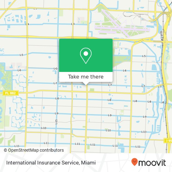 Mapa de International Insurance Service