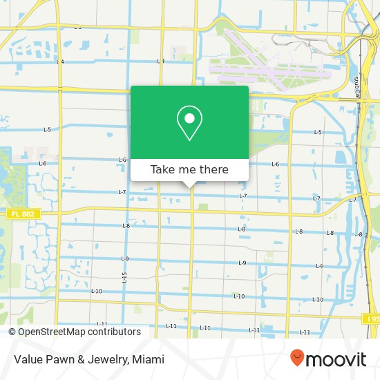 Mapa de Value Pawn & Jewelry