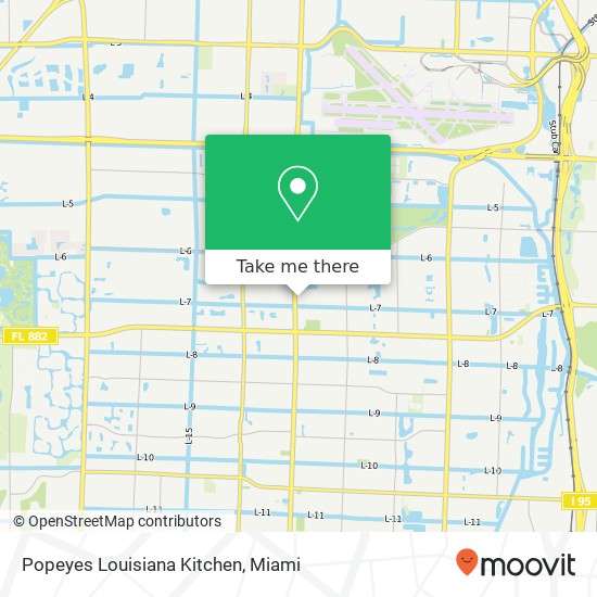 Popeyes Louisiana Kitchen map