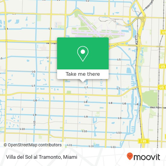 Villa del Sol al Tramonto map