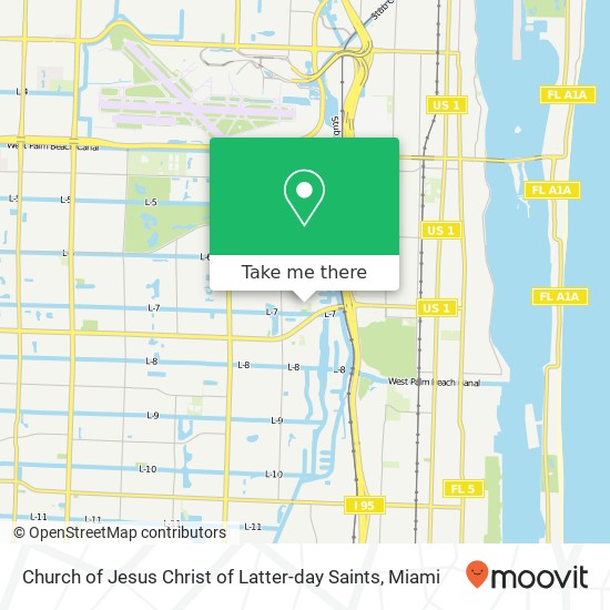 Mapa de Church of Jesus Christ of Latter-day Saints