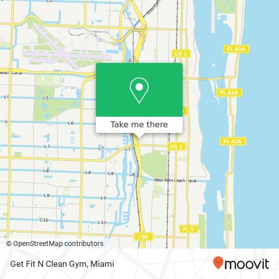 Mapa de Get Fit N Clean Gym