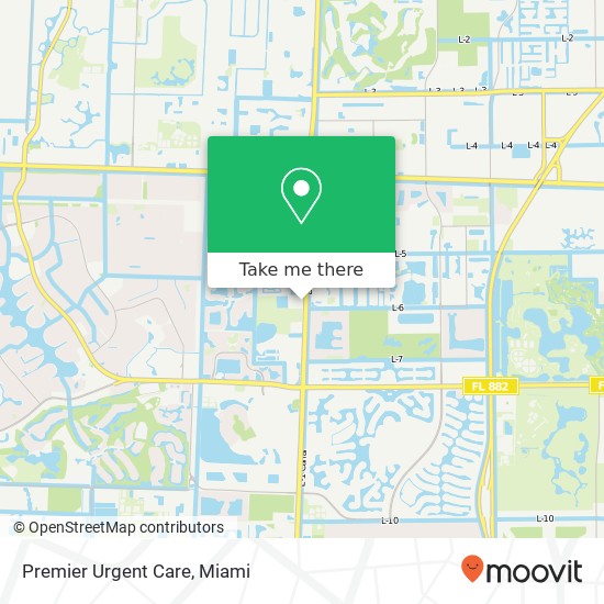 Premier Urgent Care map