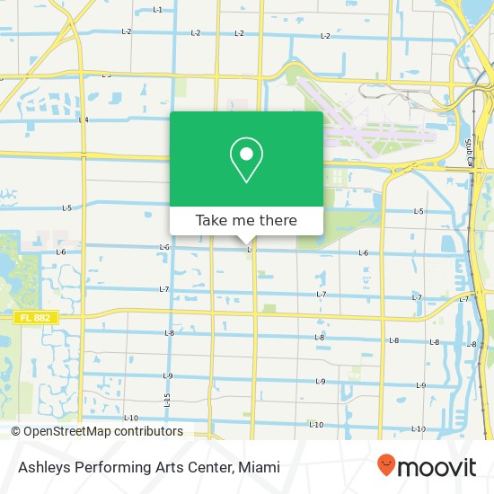 Ashleys Performing Arts Center map