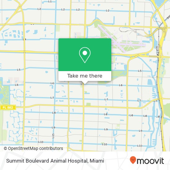 Summit Boulevard Animal Hospital map