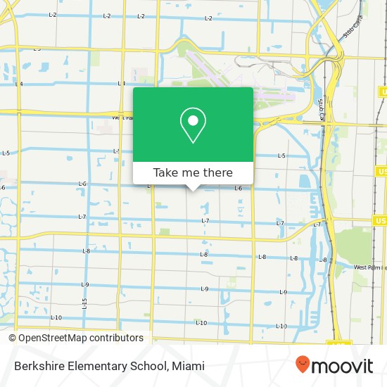 Mapa de Berkshire Elementary School