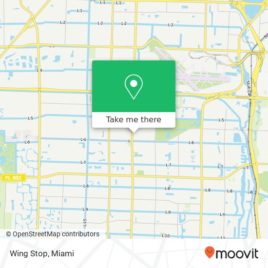 Mapa de Wing Stop