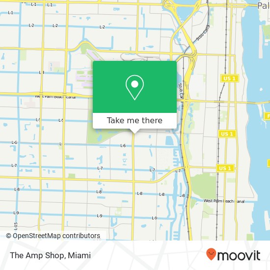The Amp Shop map
