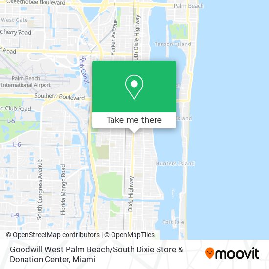 Goodwill West Palm Beach / South Dixie Store & Donation Center map
