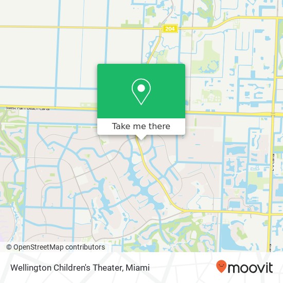 Wellington Children's Theater map