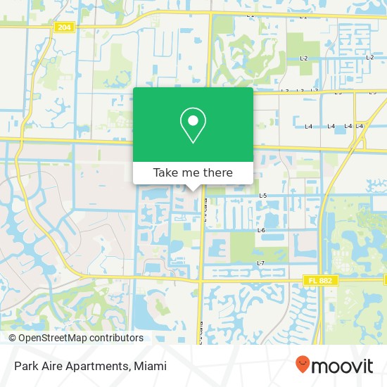 Park Aire Apartments map