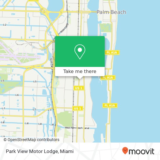 Park View Motor Lodge map