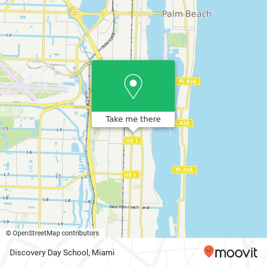 Discovery Day School map