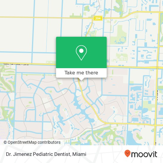 Dr. Jimenez Pediatric Dentist map