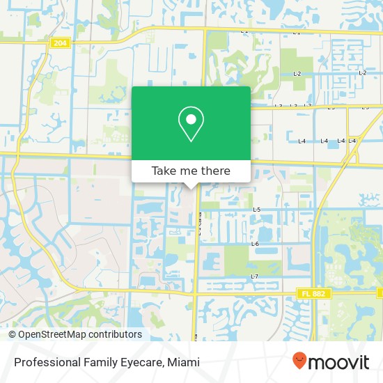 Mapa de Professional Family Eyecare