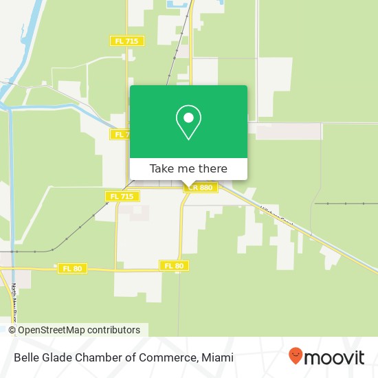 Mapa de Belle Glade Chamber of Commerce