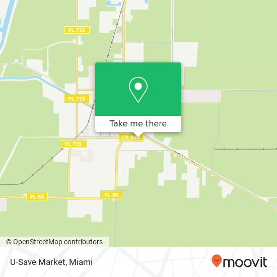 U-Save Market map