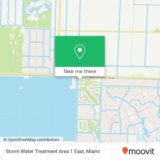 Mapa de Storm Water Treatment Area 1 East