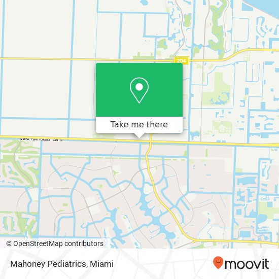 Mahoney Pediatrics map