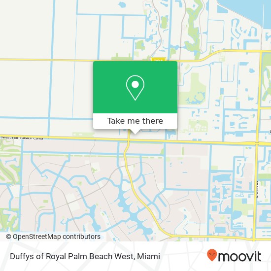 Duffys of Royal Palm Beach West map