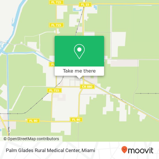 Mapa de Palm Glades Rural Medical Center