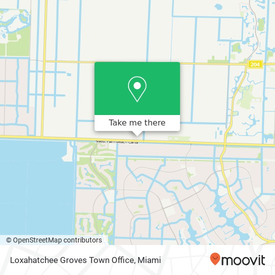 Mapa de Loxahatchee Groves Town Office