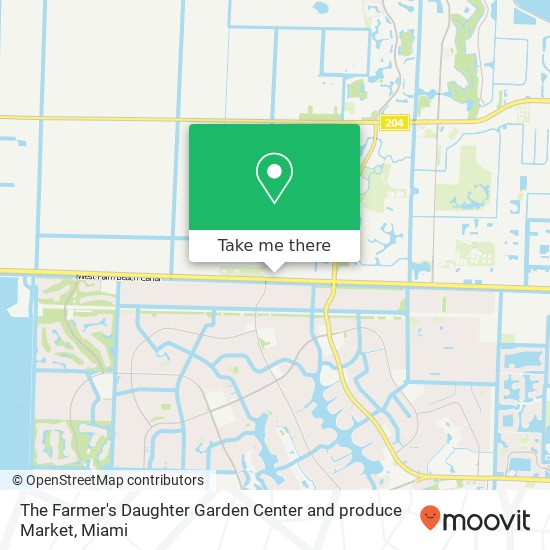 Mapa de The Farmer's Daughter Garden Center and produce Market