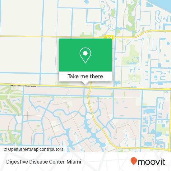 Mapa de Digestive Disease Center