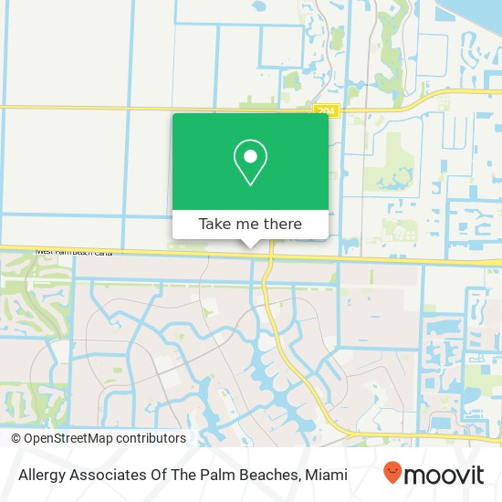 Mapa de Allergy Associates Of The Palm Beaches