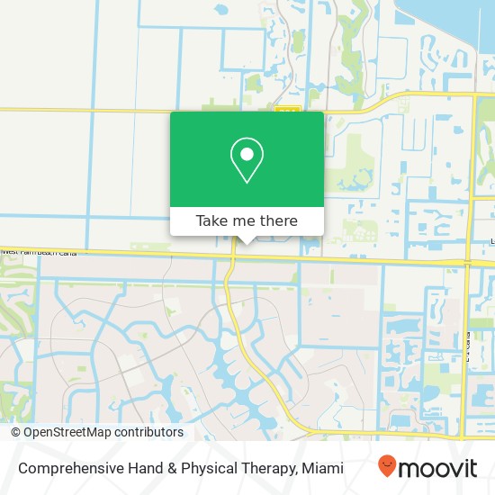 Comprehensive Hand & Physical Therapy map