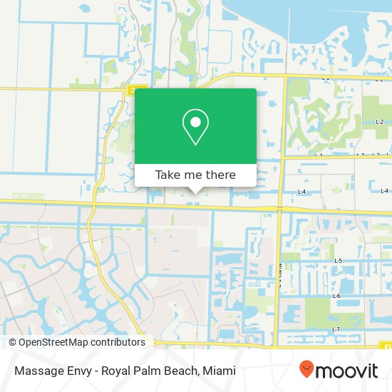 Mapa de Massage Envy - Royal Palm Beach