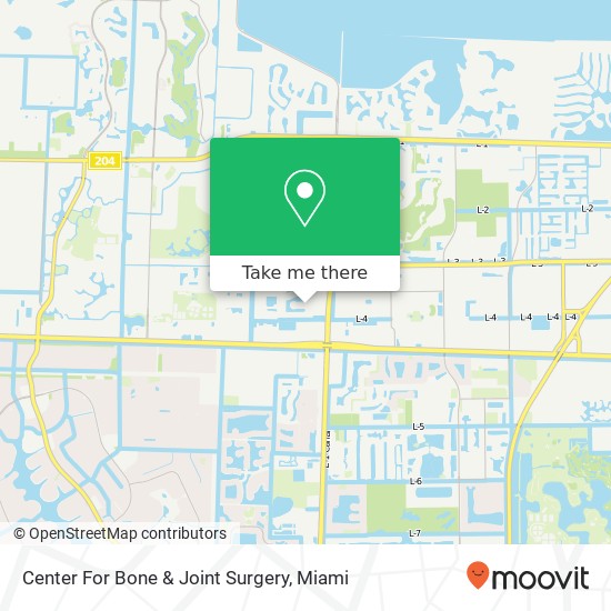 Center For Bone & Joint Surgery map