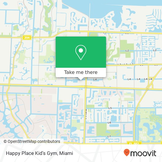 Happy Place Kid's Gym map