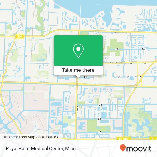 Mapa de Royal Palm Medical Center