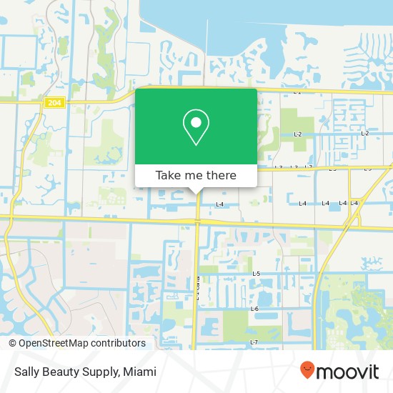 Sally Beauty Supply map