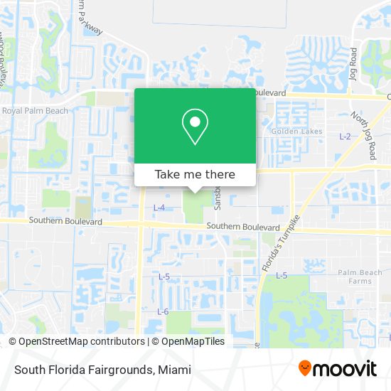 Mapa de South Florida Fairgrounds