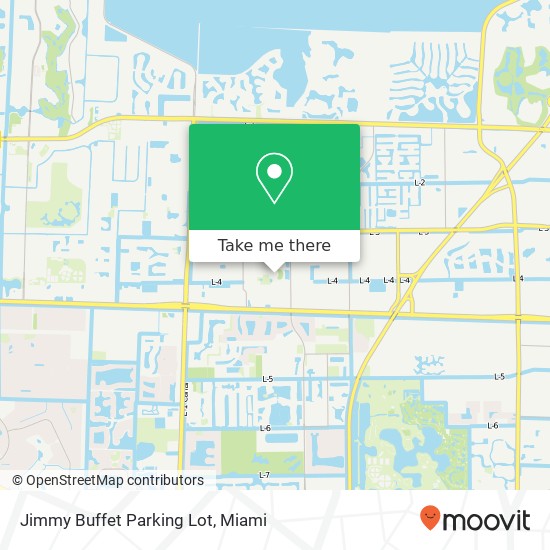 Jimmy Buffet Parking Lot map