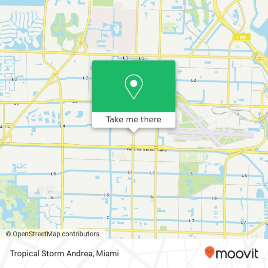 Mapa de Tropical Storm Andrea