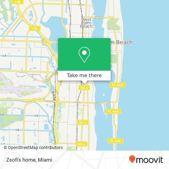 Mapa de Zsofi's home